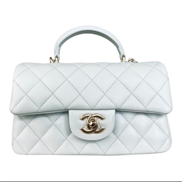 ❌SOLD❌ Chanel mini rectangular flap with top handle (brand new, full set) - Picture 3 of 8